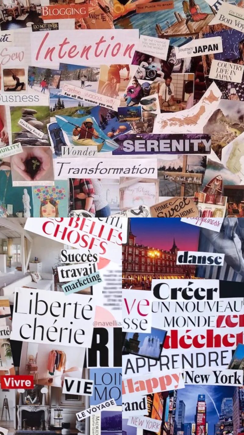 Comment créer votre tableau de vision board DELPHINE RAIMONDI